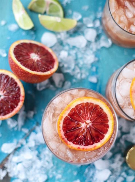 For me, and probably many others, turning 40 was one of those birthdays that felt like a true. Blood Orange Tequila Fizz | Recipe | Fruity alcohol drinks ...