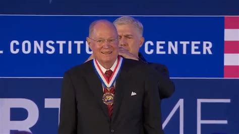 Justice Kennedy Awarded Liberty Medal By The National Constitution