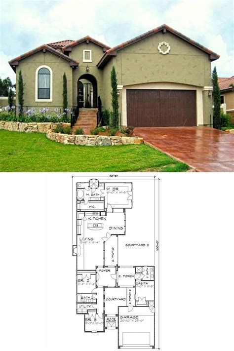 Small Spanish House Plans
