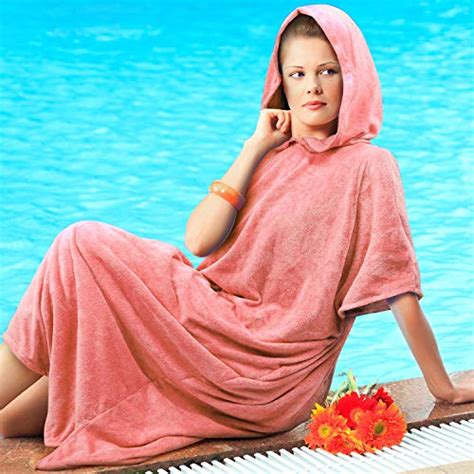 Surf Poncho Beach Changing Towel Hooded Wetsuit Super Absorbent Swim
