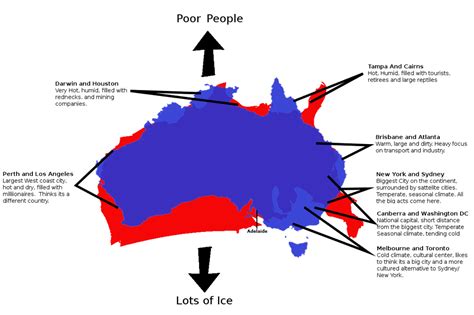 Maybe you would like to learn more about one of these? Australia vs US - with Australia flipped upside down ...
