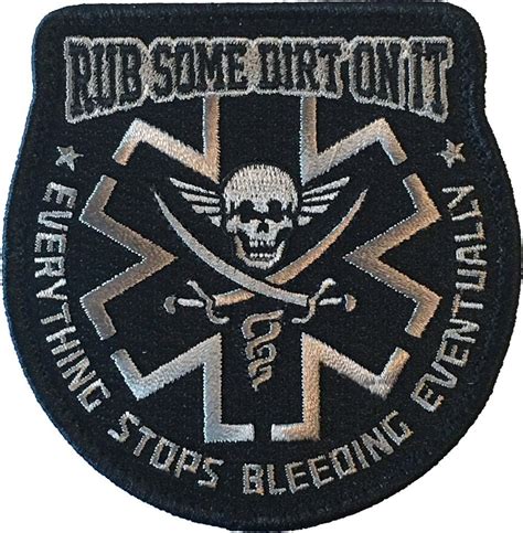 Rub Some Dirt On It Embroidered Morale Patch Morale Patch Tactical