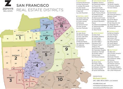 District Map Of San Francisco World Map