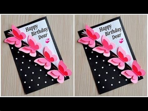 Beautiful Handmade Birthday Card Ideas Easy And Beautiful Birthday Card Making Diy Card
