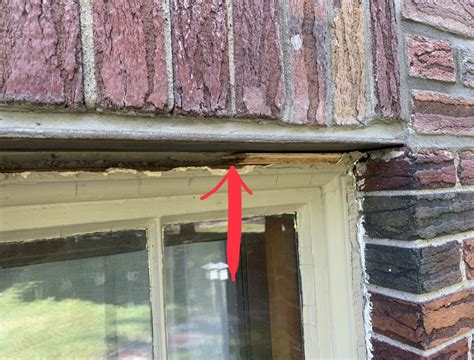 Gap Between Lintel And Window Frame After Lintel Replacement Diy Home