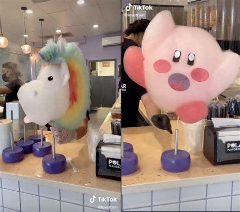 Tiktok Is Obsessed With This Dessert Shops Cotton Candy Art