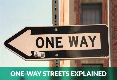 One Way Streets Explained Zutobi Drivers Ed