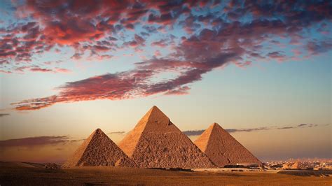Pyramids Starry Sky Night Dark 4k Hd Wallpaper