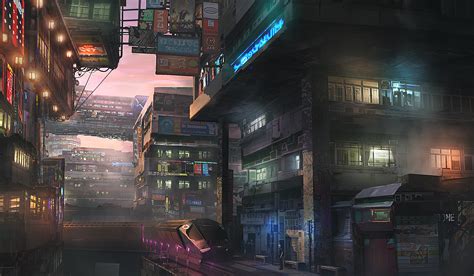 Cyberpunk, city hd wallpaper posted in mixed wallpapers category and wallpaper original resolution is 1920x1080 px. Cyberpunk HD Wallpaper | Background Image | 2761x1608 | ID ...