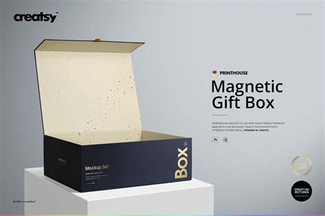 Download Magnetic Gift Box Mockup Set ~ Product Mockups ~ Creative ...