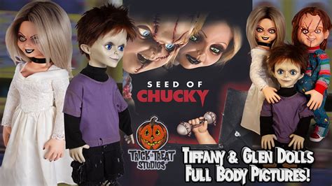 Trick Or Treat Studios Seed Of Chucky Tiffany And Glen Dolls New Full