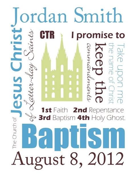 Free Lds Baptism Printables Made In Word Do You Can Customize With