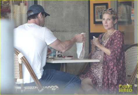 Photo Chris Hemsworth Elsa Pataky Enjoy Lunch Date Photo Just Jared