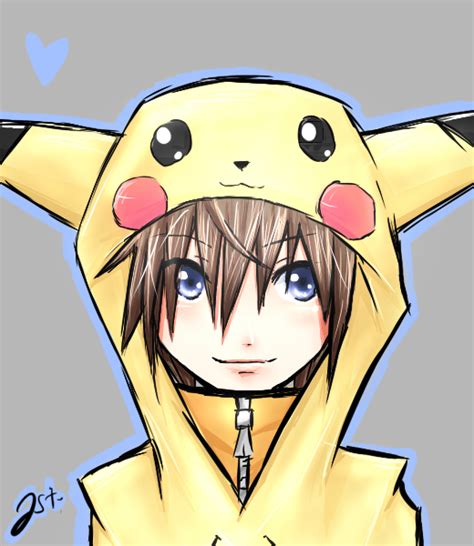 Human Pikachu Uh By Loveshinexd On Deviantart