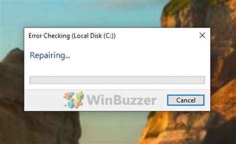 Windows How To Run CHKDSK To Find And Repair Hard Drive Errors WinBuzzer