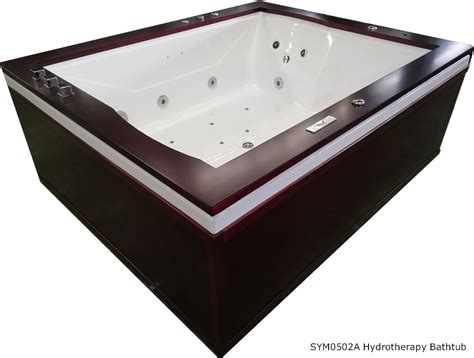 27 Jet Indoor 2 Person Whirlpool Hydrotherapy Massage Spa Bathtub Drop In Tub 5 X 6 Sym0502a