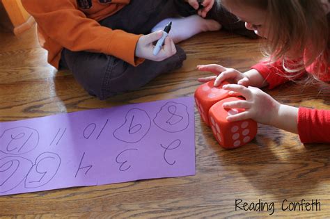 5 Simple Games For Teaching Number Recognition Reading Confetti