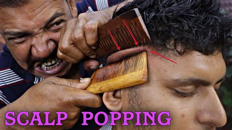 Scalp Massage And Scratching By Asim Barber Neck Cracking Hair