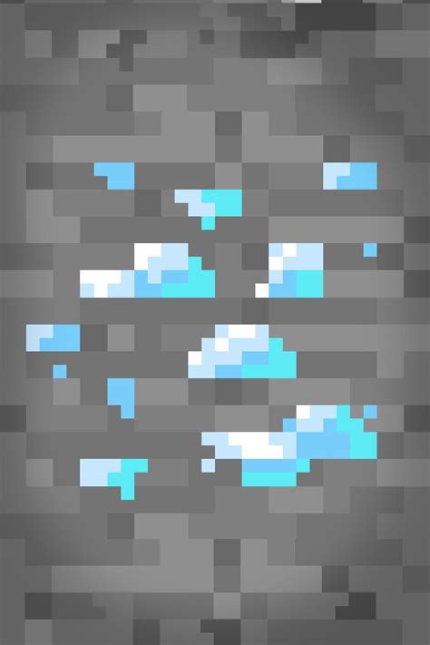 I know that someone already made 3d diamond ore, but it's not glowing (or at least i think). Minecraft diamond ore | Fondos de minecraft, Imágenes de ...