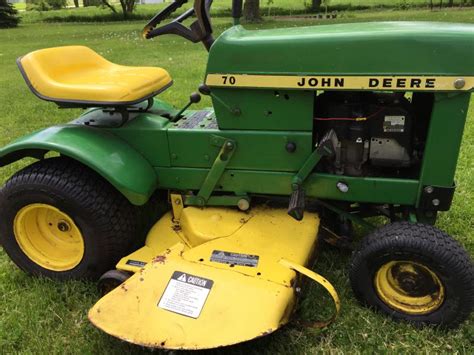 John Deere Model 70 Lawn Tractor With 34 Inch Deck Weekend Freedom