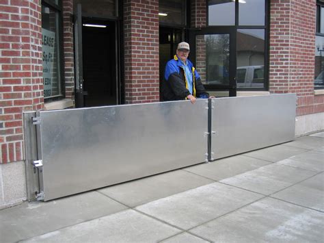 Flood barrier testing can be used to minimize damage, help reduce risk of electrical outages or fires, and provide peace of mind. Lift-Out Flood Barrier | PS Flood Barriers