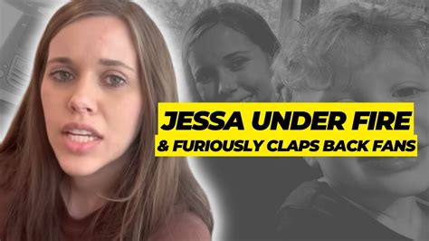 Counting On Jessa Duggar Seewald Is Under Fire Furiously Claps Back Fans Youtube