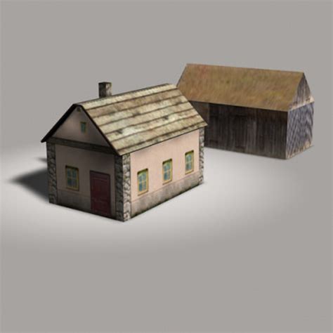 3d Farmhouse Barn