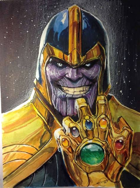 Thanos By Stjepan Sejic Marvel Comics Art Marvel
