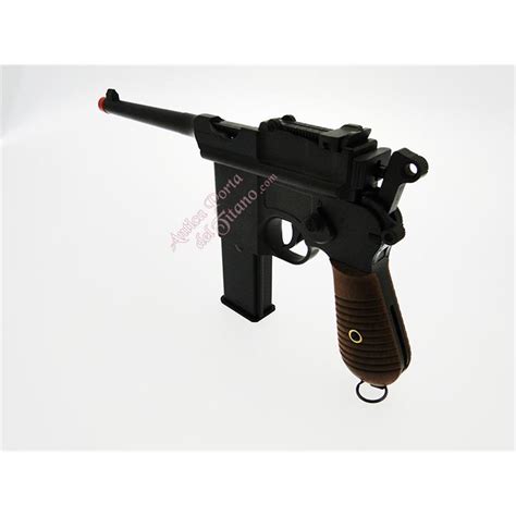 Pistola A Gas Mauser C96 Full Metal Hfc Green Gas Antica Porta Del