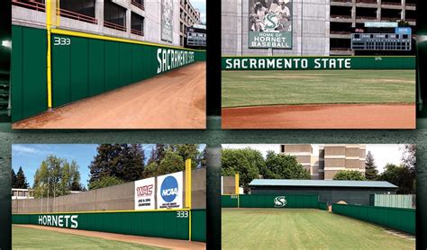 Baseball Outfield Wall Project Sacramento State Athletics