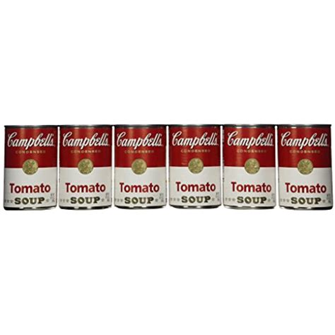 Campbells Condensed Tomato Soup 1075oz Can Pack Of 6