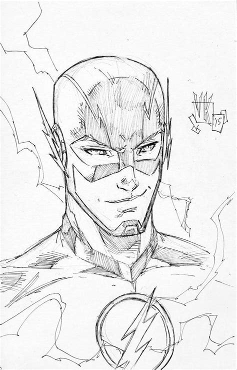 V Ken Marion Flash Drawing Superheroes Marvel Drawings Flash Drawing