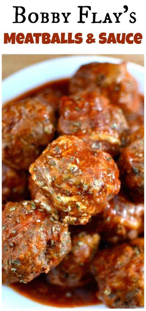 Whisk together the eggs and herbs in a large bowl. Bobby Flay's meatball (and sauce) recipe is a perfect ...
