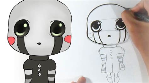 Cómo Dibujar A Puppet Chibi Fnaf Youtube