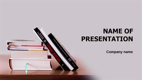 Download Free Literature Powerpoint Theme For Presentation My