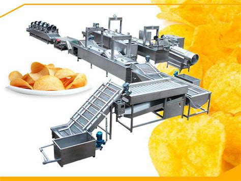 Food Machine Potato Chips Making Process
