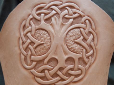 Celtic Tree Of Life Leather Working Patterns Leather Tooling