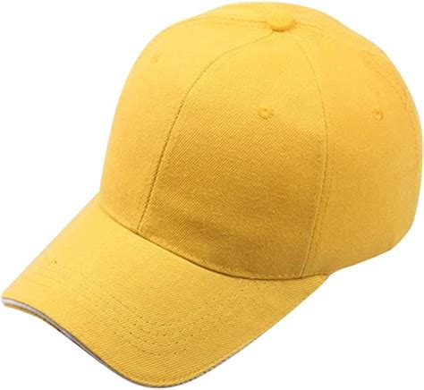 Amazonca Yellow Baseball Caps Hats And Caps Clothing And Accessories