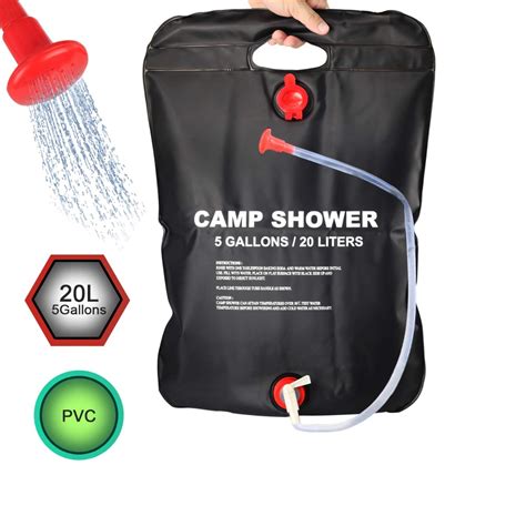 Shop with afterpay on eligible items. Portable Outdoor Shower - Camp Shower 5 Gallon Capacity ...