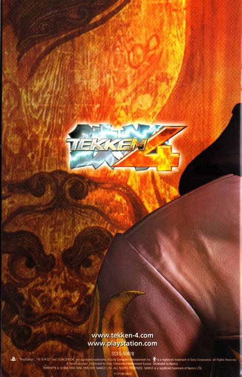 Tekken 4 2002 Playstation 2 Box Cover Art Mobygames