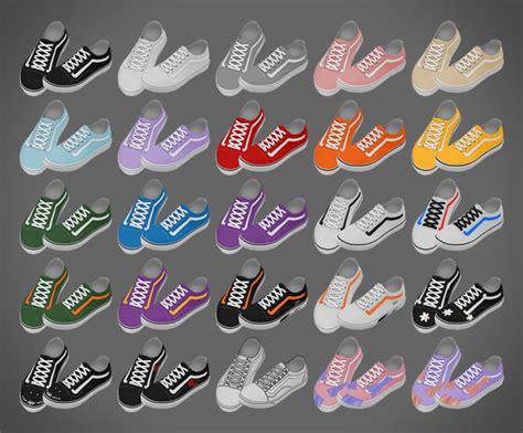 Mmsims Old Skool Sneakers Mmsims On Patreon Sims 4 Cc