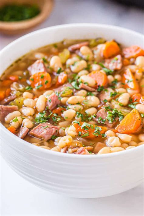Instant Pot Ham And Bean Soup Recipe The Cookie Rookie®