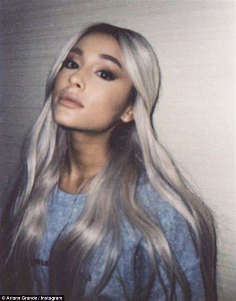 Ariana Grande Shows Off Her New Platinum Blonde Hairdo In A Series Of