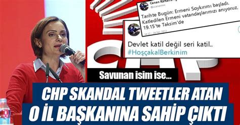 Canan_kaftancioglu'in daha fazla gönderisini göster. CHP skandal tweetler atan o il başkanına sahip çıktı - Son Dakika Haberler