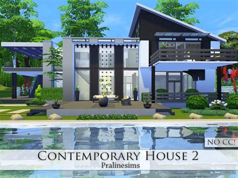 Contemporary House 2 The Sims 4 Catalog