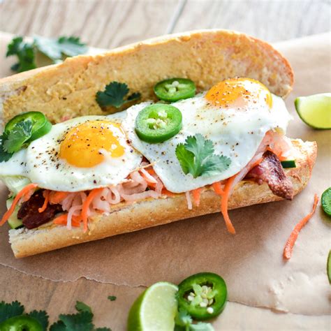 Banh mi was first introduced to vietnam during the french colonial period. Breakfast Banh Mi with Bacon and Curry AioliCooking and Beer