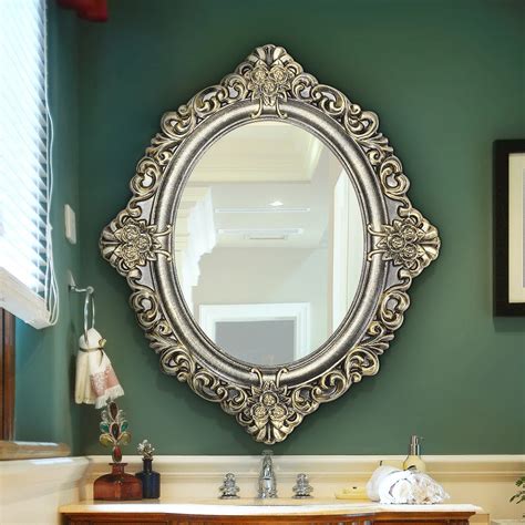 30 Accent Mirrors For Bathroom Updated 80s Style Bathroom