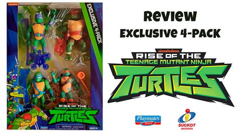 Review 4 Pack Exclusivo Rise Of The Tmnt Playmates Toys Nacion
