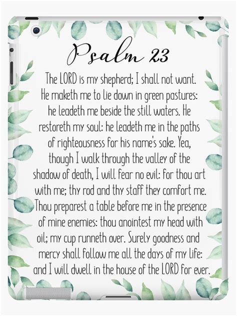 Psalm 23 The Living Bible Brobazar