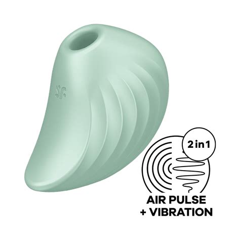 Satisfyer Pearl Diver Air Pulse Vibrator With Clitoral Stimulation Clit Sucking Dildo